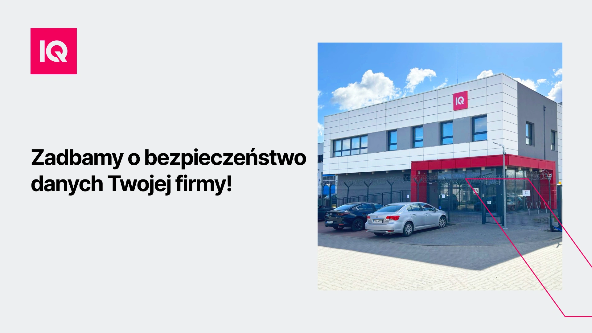 Zadbam o bezpieczeństwo danyc Twojej firmy!